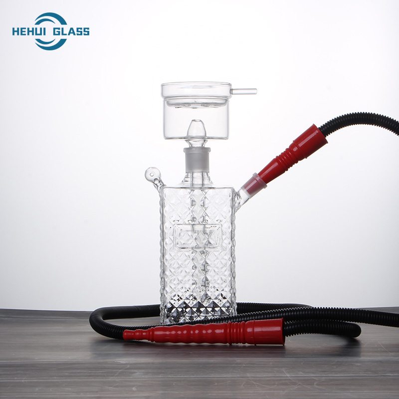Factory Directly Wholesale Arab Glass Hookah Set Water Pipe Set
