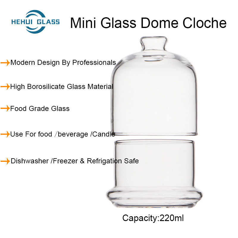 min glass dome with capacity